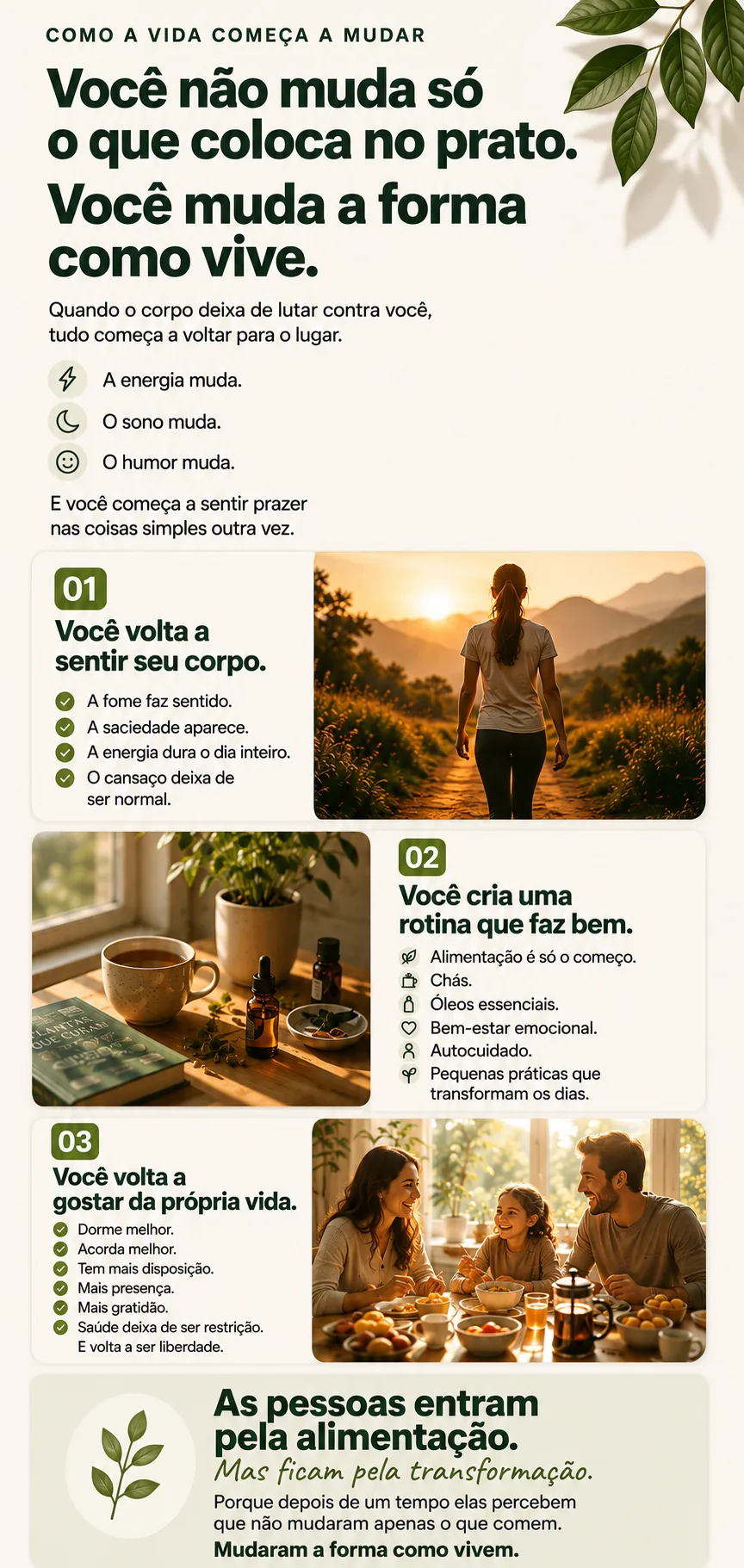 Como acontece a transformação